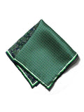 Green 4-in-1 Silk Pocket Square