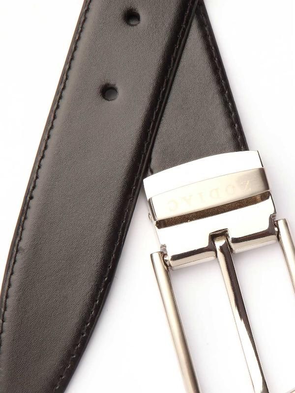 Solid Black Classic Leather Belt