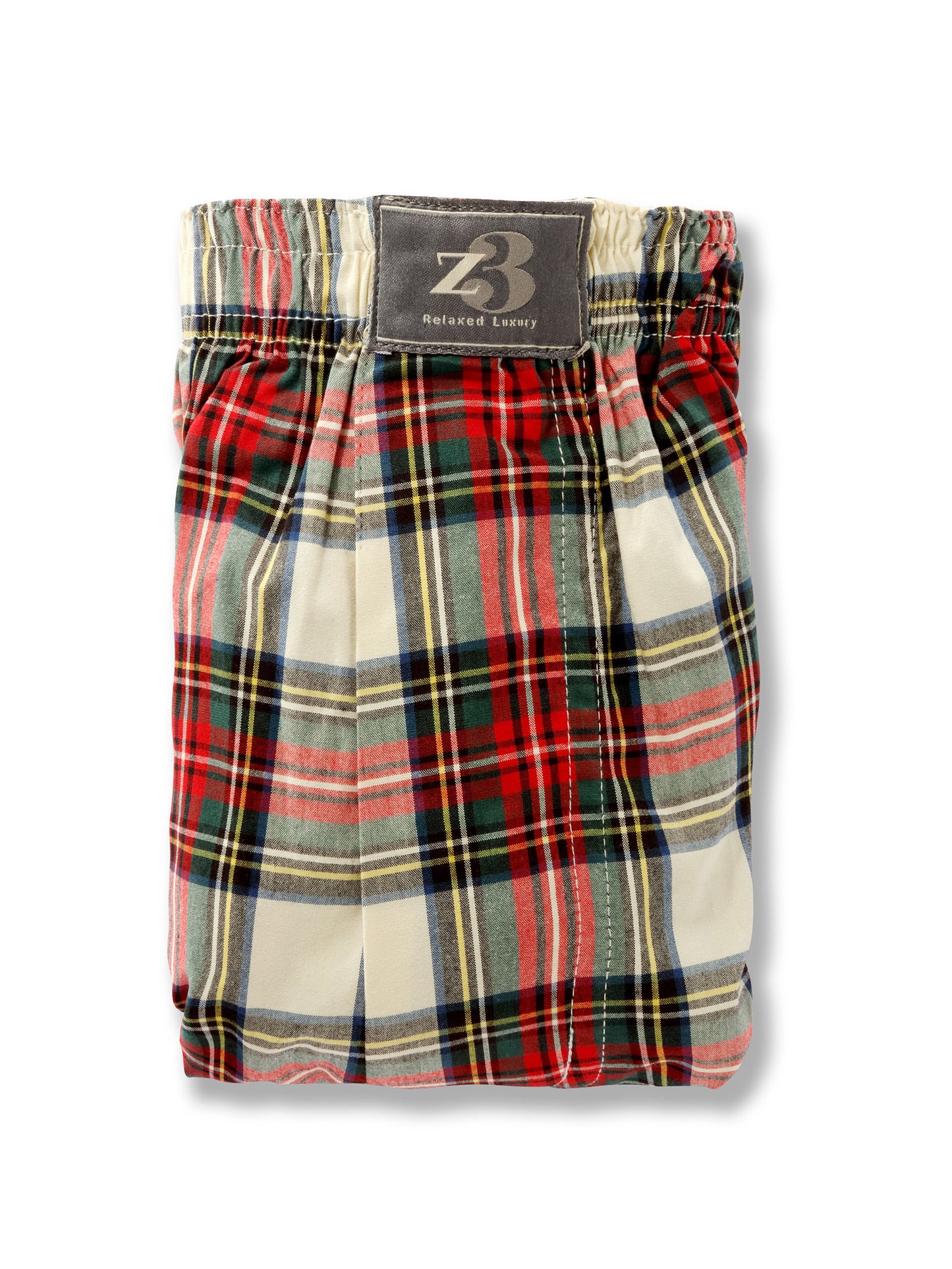 z3 Red Check Tailored Fit Cotton Boxer Shorts
