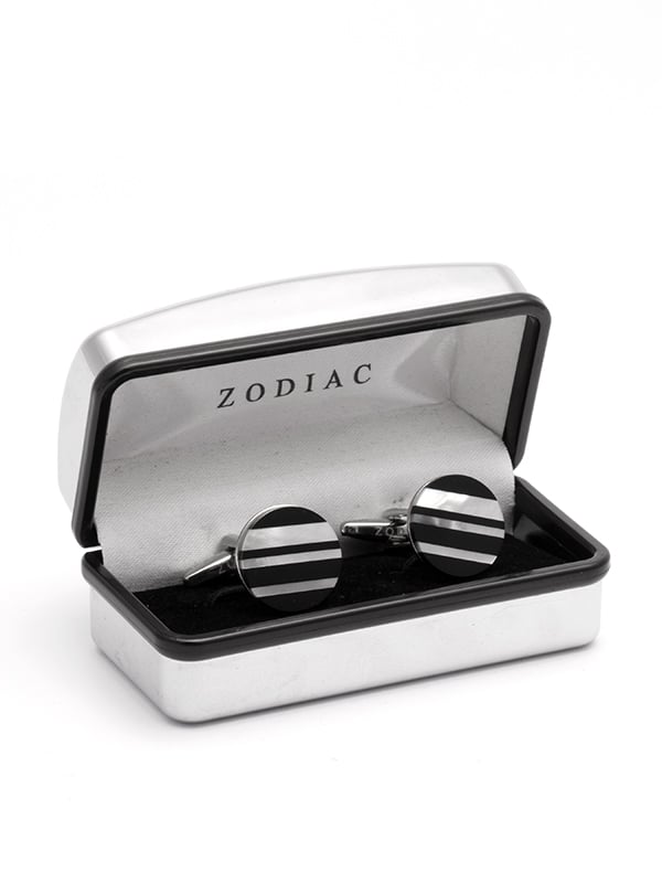 Black & White Mother-Of-Pearl Cufflinks