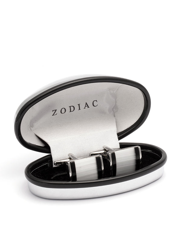 Black & White Stone Cufflinks