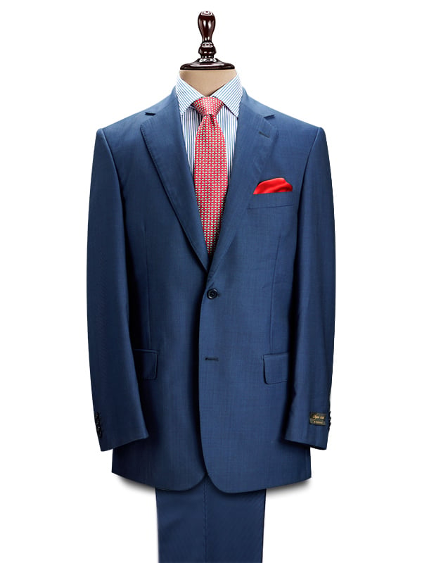 Biella Blue Classic Formal Pure Wool 130's Jacket