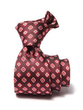 Kingscrest Minimal Medium Maroon Microfibre Tie