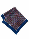 Dark Maroon All Over Silk Pocket Square