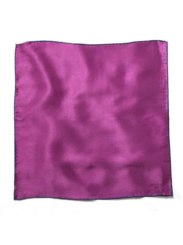 Medium Blue Polka Silk Pocket Square