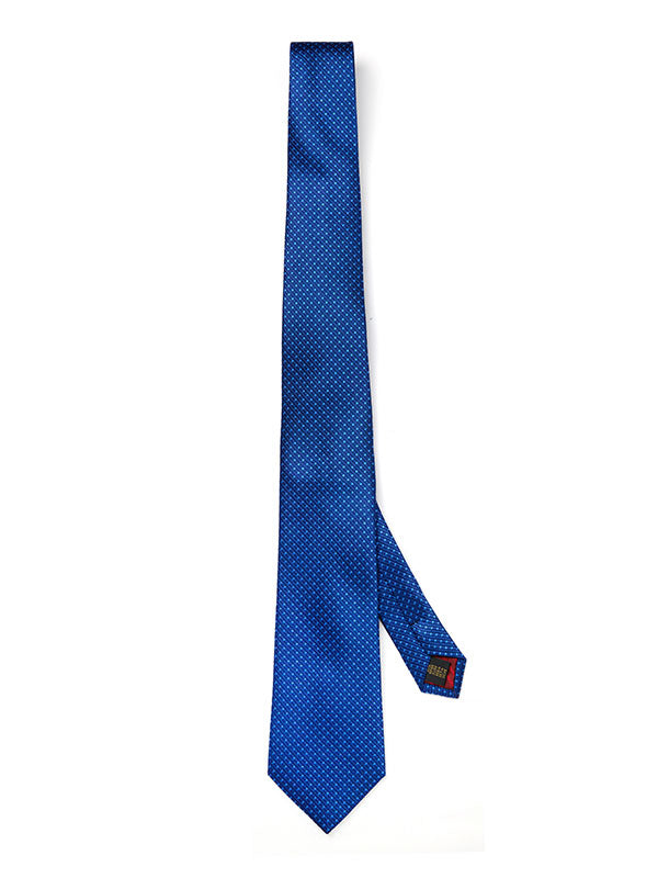 Campania Structure Navy Silk Tie