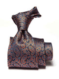 Torino All Over Navy Silk Tie