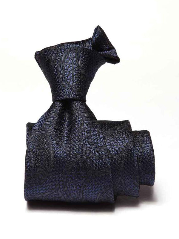 Torino All Over Navy Silk Tie
