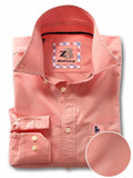Nido Coral Solid Full sleeve single cuff Cotton Shirt