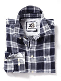 Seychelles Navy Check Linen Shirt