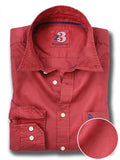 Bale Red Solid Full sleeve single cuff Cotton Shirt