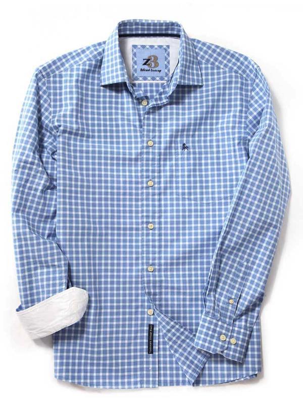 Brad Sky Check Blended Shirt