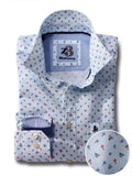 Island Sky Printed Cotton Shirt