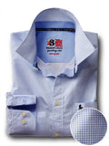 Arturo White Printed Full sleeve single cuff Cotton Shirt