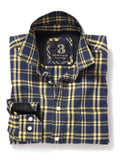 Willis Yellow Check Cotton Shirt