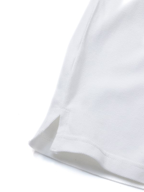 z3 Polo Garment Dyed White Solid Tailored Fit Casual Cotton T-Shirt