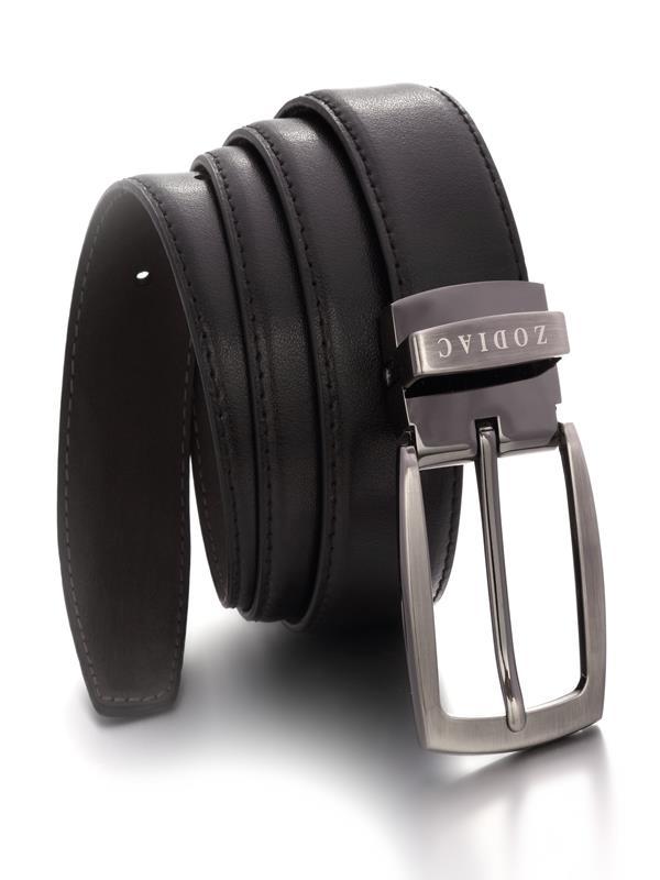 Solid Black Classic Belt