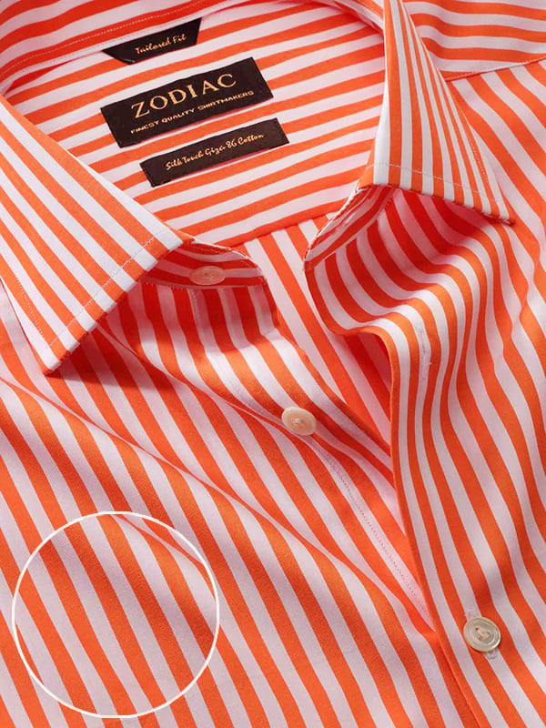 slim fit dress slacks OppoSuits Men's The Orange Solid Color Shirt, Size: XL