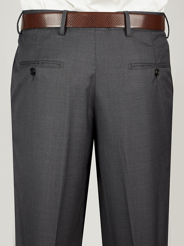 Biella Dark Grey Tailored Fit Trouser