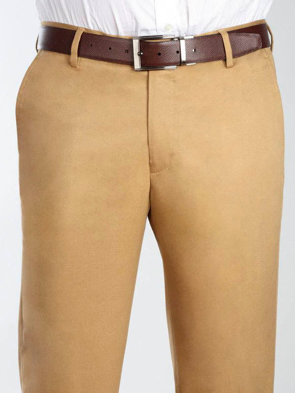 mustard yellow dress pants Buy Tailored Fit Cotton Mustard Trouser