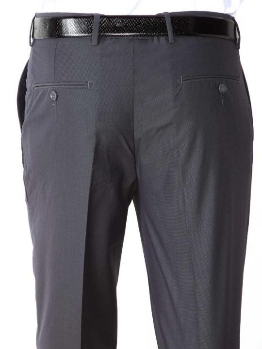 Pollone Dark Grey Slim Fit Trouser