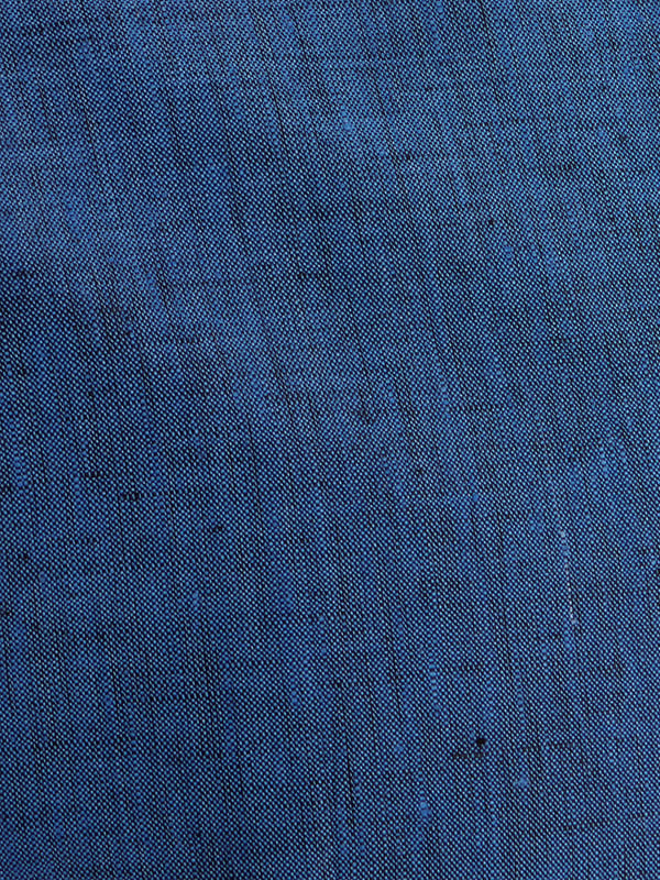Positano Blue Tailored Fit Pure Linen Trouser