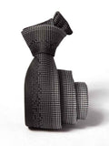 ZOD! Structure Black Microfibre Tie