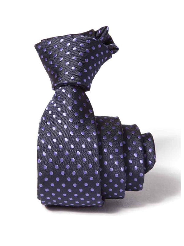 ZOD! Dotted Purple Microfibre Tie