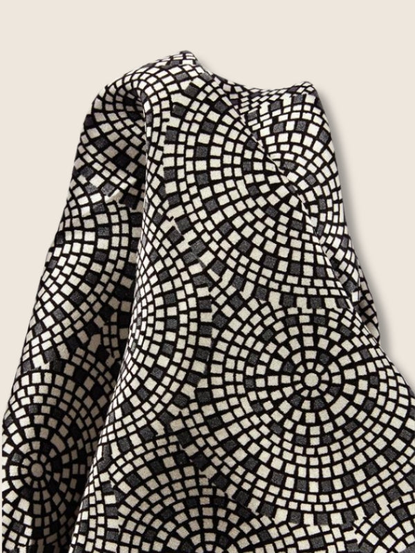Medium Grey All Over Silk Pocket Square
