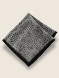 Medium Grey All Over Silk Pocket Square
