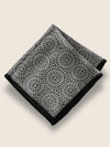 Medium Grey All Over Silk Pocket Square