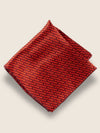 Dark Maroon Polka Silk Pocket Square