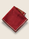 Maroon 4-in-1 Silk Pocket Square