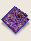 Purple 4-in-1 Silk Pocket Square