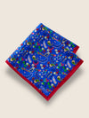Blue All Over Silk Pocket Square