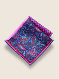 Pink 4-in-1 Silk Pocket Square
