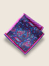 Pink 4-in-1 Silk Pocket Square