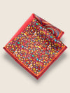 Maroon/Red 4-in-1 Silk Pocket Square