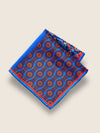 Blue 4-in-1 Silk Pocket Square