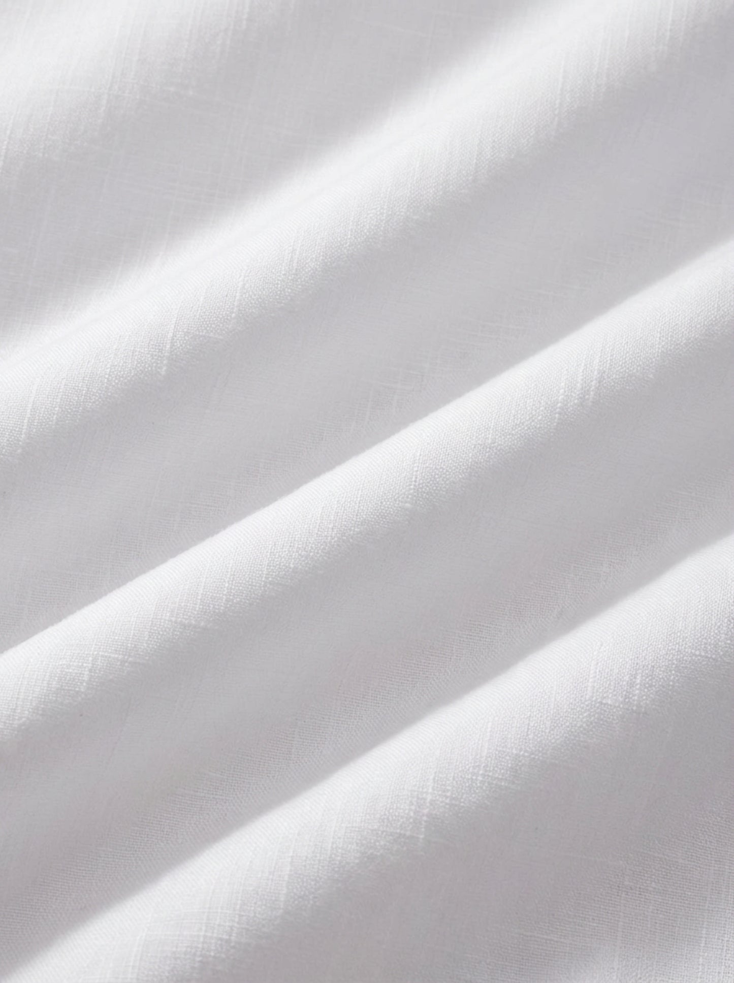 Gomera Slub White Solid Full Sleeve Tailored Fit Casual Cotton Shirt