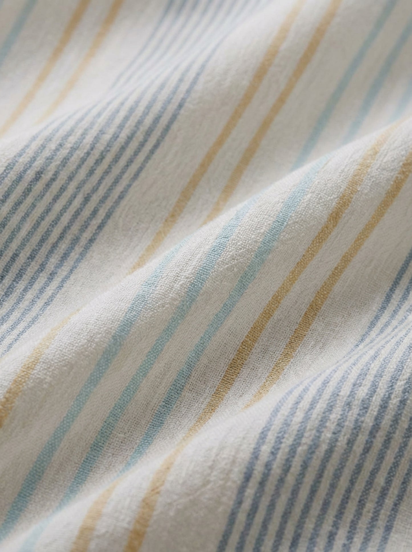 Brac Crepe Blue Striped Full Sleeve Tailored Fit Casual Cotton Shirt