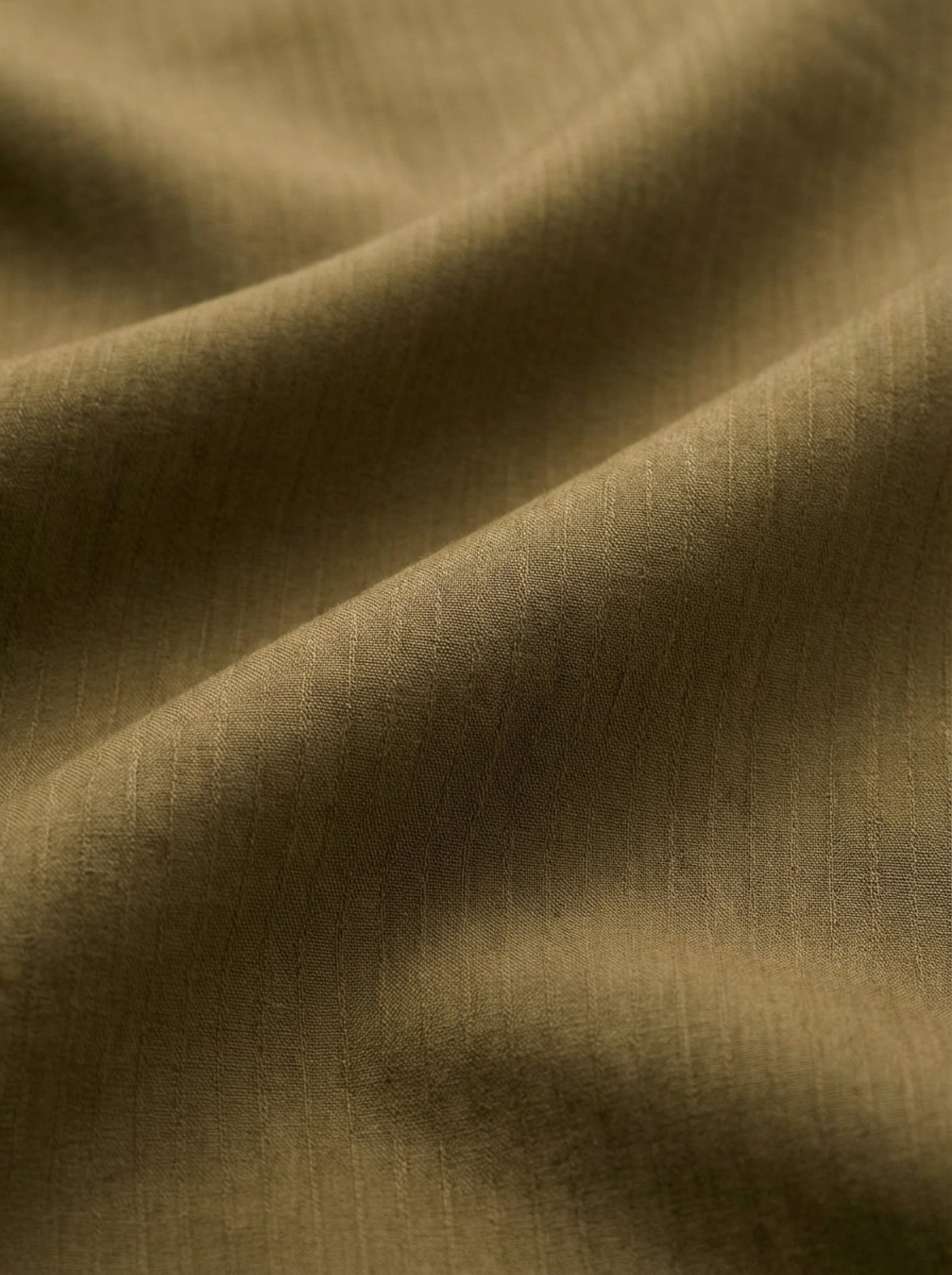 Bryson Dobby Garment Dyed Brown Striped Full Sleeve Tailored Fit Casual Cotton Shirt