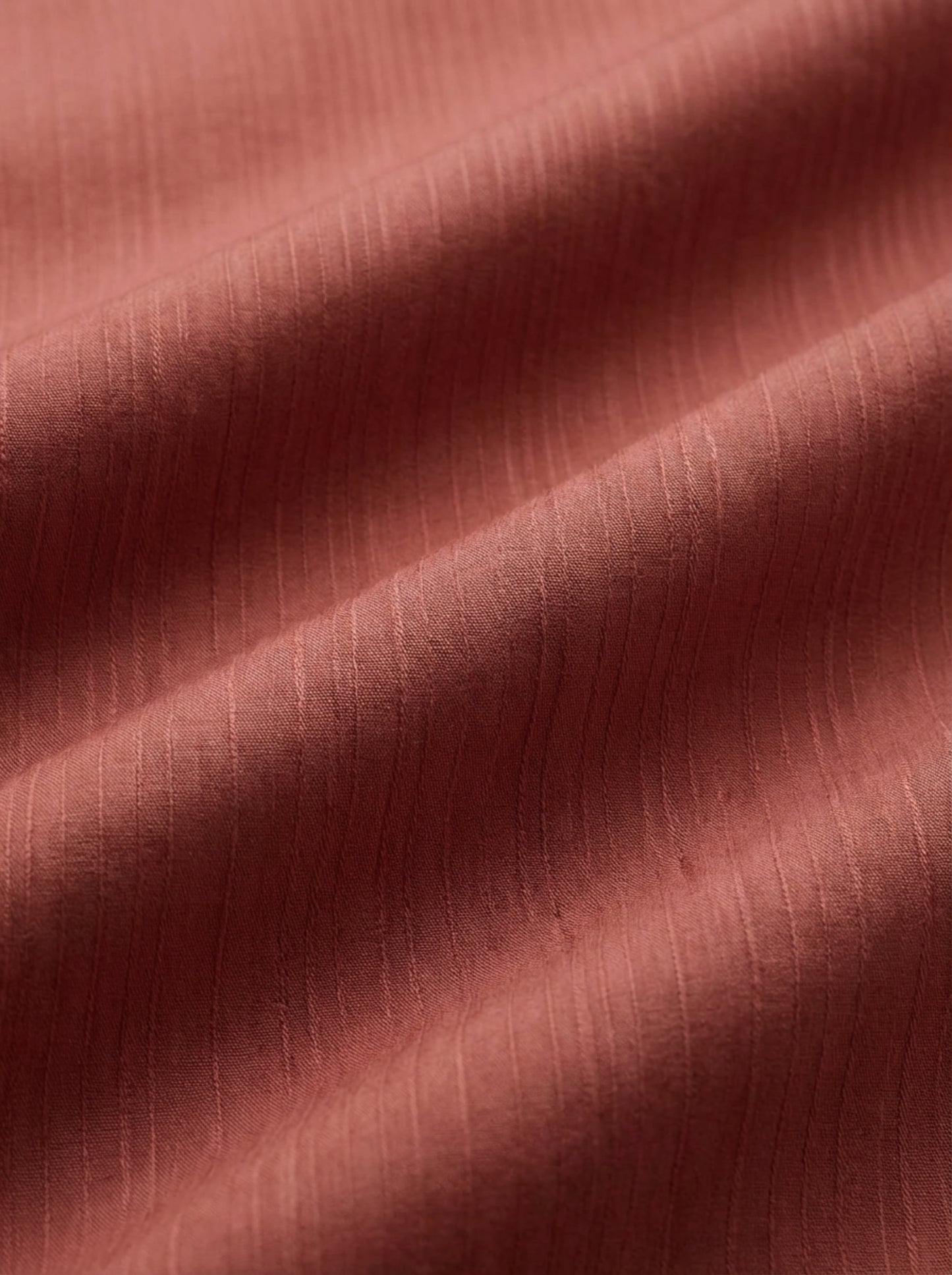 Bryson Dobby Garment Dyed Rust Striped Full Sleeve Tailored Fit Casual Cotton Shirt