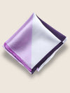 Medium Blue Polka Silk Pocket Square