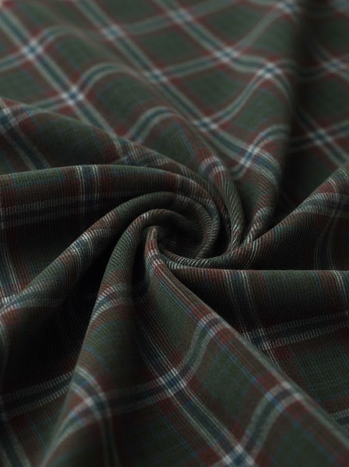 Conners Corduroy Green Check Full Sleeve Tailored Fit Casual Cotton Shirt