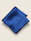 Navy/ Navy Solid Silk Pocket Square