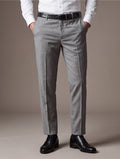 Pollone Light Grey Slim Fit Trouser
