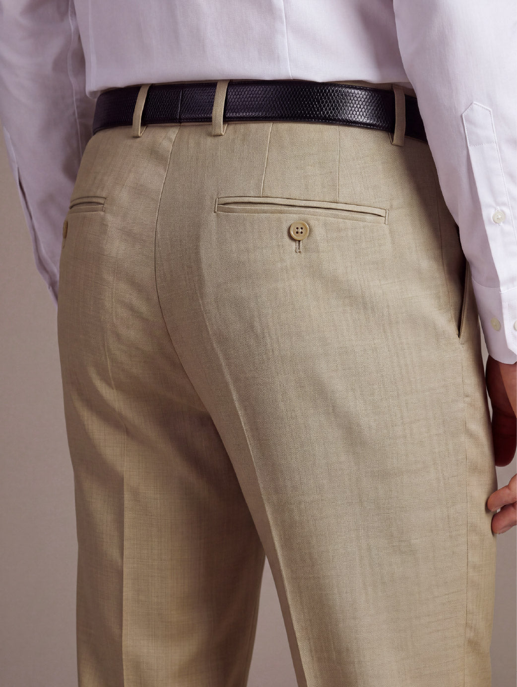 Pollone Sand Tailored Fit Trouser