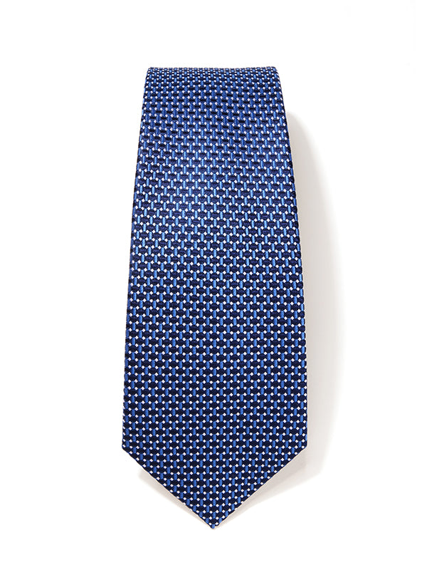 Campania Structure Navy Silk Tie