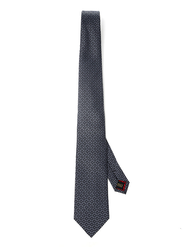 Campania Structure Solid Dark Grey Silk Tie